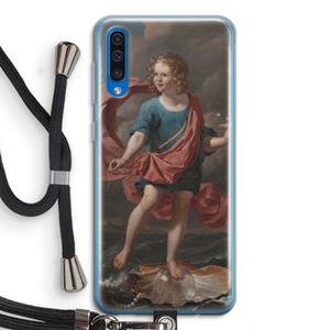 CaseCompany Soap Bubbles: Samsung Galaxy A50 Transparant Hoesje met koord