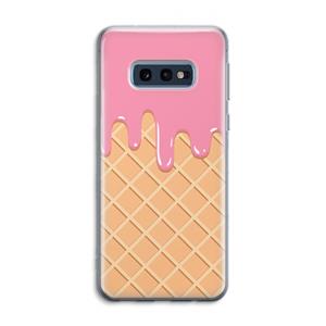 CaseCompany Ice cream: Samsung Galaxy S10e Transparant Hoesje