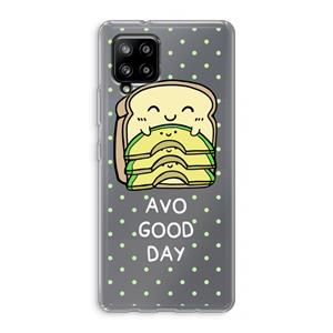 CaseCompany Avo Good Day: Samsung Galaxy A42 5G Transparant Hoesje