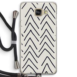 CaseCompany Marrakech Arrows: Samsung Galaxy A5 (2016) Transparant Hoesje met koord