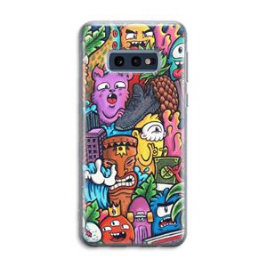 CaseCompany Vexx Mixtape: Samsung Galaxy S10e Transparant Hoesje