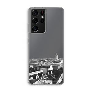 CaseCompany Marrakech Skyline : Samsung Galaxy S21 Ultra Transparant Hoesje