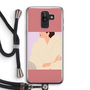 CaseCompany Cosy: Samsung Galaxy J8 (2018) Transparant Hoesje met koord