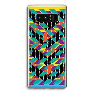 CaseCompany Skew Bee 1: Samsung Galaxy Note 8 Transparant Hoesje