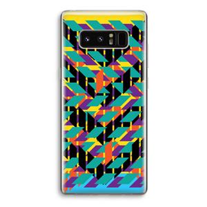 CaseCompany Skew Bee 1: Samsung Galaxy Note 8 Transparant Hoesje