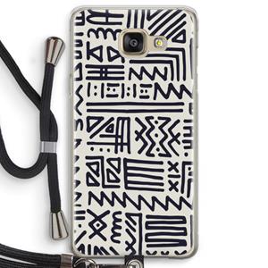 CaseCompany Marrakech print: Samsung Galaxy A5 (2016) Transparant Hoesje met koord