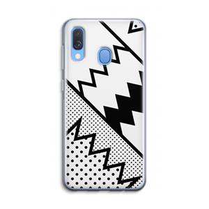 CaseCompany Pop Art #5: Samsung Galaxy A40 Transparant Hoesje