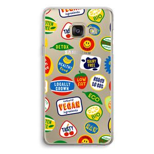 CaseCompany Fruitsticker: Samsung A3 (2017) Transparant Hoesje