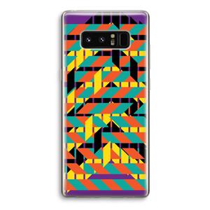 CaseCompany Skew Bee 2: Samsung Galaxy Note 8 Transparant Hoesje