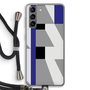 CaseCompany Gestalte 2: Samsung Galaxy S21 Transparant Hoesje met koord