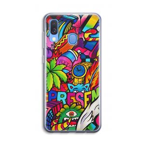 CaseCompany Represent: Samsung Galaxy A40 Transparant Hoesje