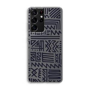 CaseCompany Marrakech print: Samsung Galaxy S21 Ultra Transparant Hoesje