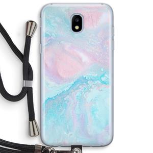 CaseCompany Fantasie pastel: Samsung Galaxy J5 (2017) Transparant Hoesje met koord