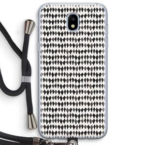 CaseCompany Crazy shapes: Samsung Galaxy J5 (2017) Transparant Hoesje met koord