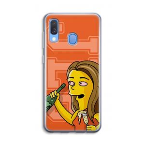 CaseCompany Jamie Lee Simpson: Samsung Galaxy A40 Transparant Hoesje