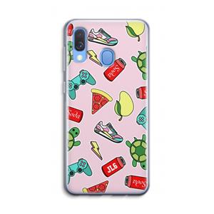 CaseCompany Things Jamie Loves: Samsung Galaxy A40 Transparant Hoesje