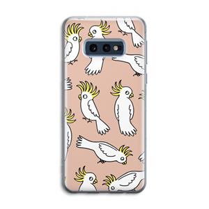 CaseCompany Papegaai: Samsung Galaxy S10e Transparant Hoesje