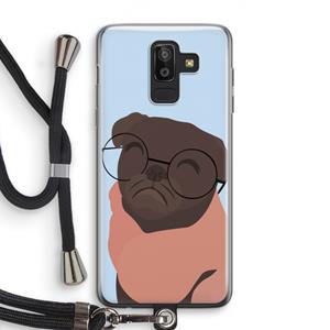 CaseCompany Ludo: Samsung Galaxy J8 (2018) Transparant Hoesje met koord