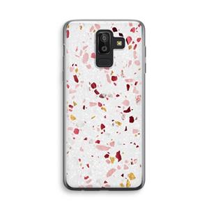 CaseCompany Terrazzo N°9: Samsung Galaxy J8 (2018) Transparant Hoesje
