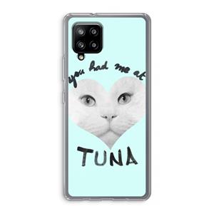 CaseCompany You had me at tuna: Samsung Galaxy A42 5G Transparant Hoesje