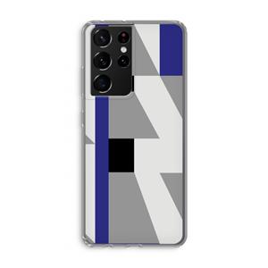 CaseCompany Gestalte 2: Samsung Galaxy S21 Ultra Transparant Hoesje