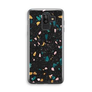 CaseCompany Terrazzo N°10: Samsung Galaxy J8 (2018) Transparant Hoesje