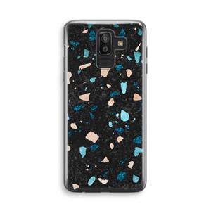 CaseCompany Terrazzo N°11: Samsung Galaxy J8 (2018) Transparant Hoesje