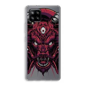 CaseCompany Hell Hound and Serpents: Samsung Galaxy A42 5G Transparant Hoesje