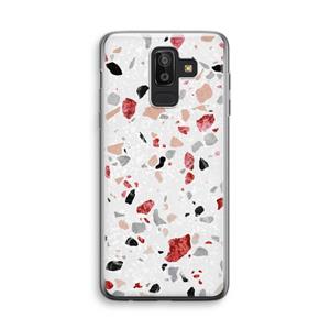 CaseCompany Terrazzo N°12: Samsung Galaxy J8 (2018) Transparant Hoesje
