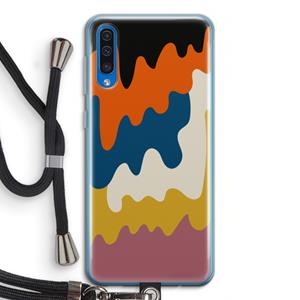 CaseCompany Baar A: Samsung Galaxy A50 Transparant Hoesje met koord