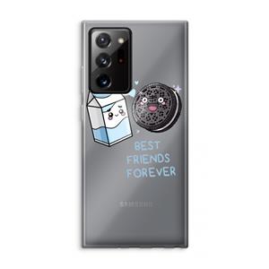CaseCompany Best Friend Forever: Samsung Galaxy Note 20 Ultra / Note 20 Ultra 5G Transparant Hoesje