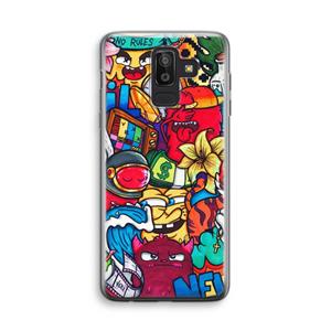 CaseCompany No Rules: Samsung Galaxy J8 (2018) Transparant Hoesje