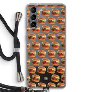 CaseCompany Giants: Samsung Galaxy S21 Transparant Hoesje met koord