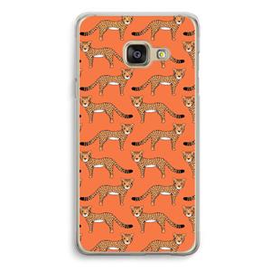 CaseCompany Cheetah: Samsung A3 (2017) Transparant Hoesje