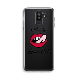 CaseCompany Badass Babes Club: Samsung Galaxy J8 (2018) Transparant Hoesje