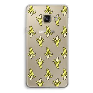 CaseCompany Bananas: Samsung A3 (2017) Transparant Hoesje