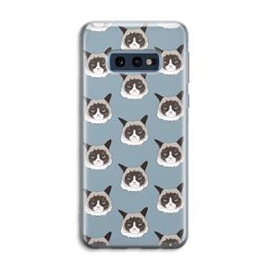 CaseCompany It's a Purrr Case: Samsung Galaxy S10e Transparant Hoesje