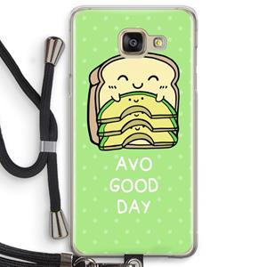 CaseCompany Avo Good Day: Samsung Galaxy A5 (2016) Transparant Hoesje met koord