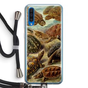 CaseCompany Haeckel Chelonia: Samsung Galaxy A50 Transparant Hoesje met koord