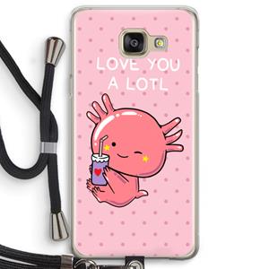 CaseCompany Love You A Lotl: Samsung Galaxy A5 (2016) Transparant Hoesje met koord