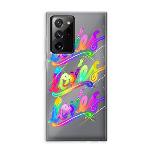 CaseCompany Loves: Samsung Galaxy Note 20 Ultra / Note 20 Ultra 5G Transparant Hoesje