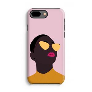CaseCompany Yellow glasses: iPhone 7 Plus Tough Case
