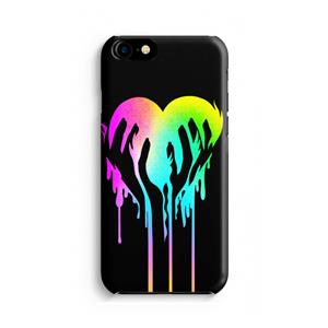 CaseCompany Hold My Heart: iPhone 8 Volledig Geprint Hoesje