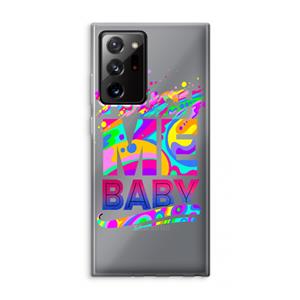 CaseCompany Touch Me: Samsung Galaxy Note 20 Ultra / Note 20 Ultra 5G Transparant Hoesje
