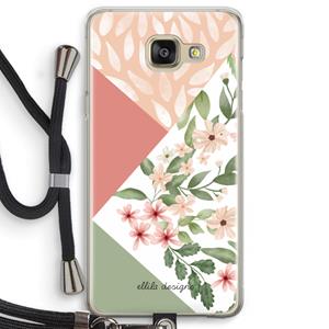 CaseCompany Sweet heaven geometrics: Samsung Galaxy A5 (2016) Transparant Hoesje met koord