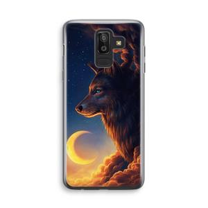 CaseCompany Night Guardian: Samsung Galaxy J8 (2018) Transparant Hoesje