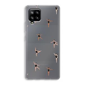 CaseCompany Dancing #1: Samsung Galaxy A42 5G Transparant Hoesje