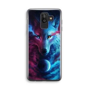 CaseCompany Where Light And Dark Meet: Samsung Galaxy J8 (2018) Transparant Hoesje