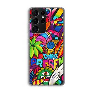 CaseCompany Represent: Samsung Galaxy S21 Ultra Transparant Hoesje