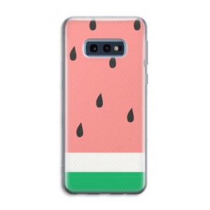 CaseCompany Watermeloen: Samsung Galaxy S10e Transparant Hoesje